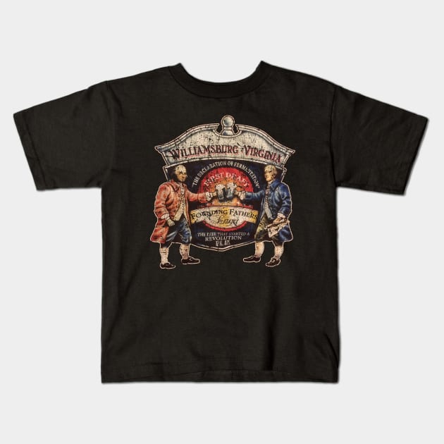 WILLIAMSBURG VIRGINIA BEER Kids T-Shirt by ngilerterus